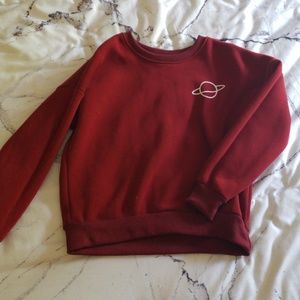 Zaful Red Planet Sweatshirt